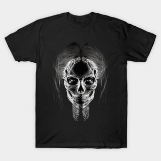 Gothic Roses and Skulls T-Shirt